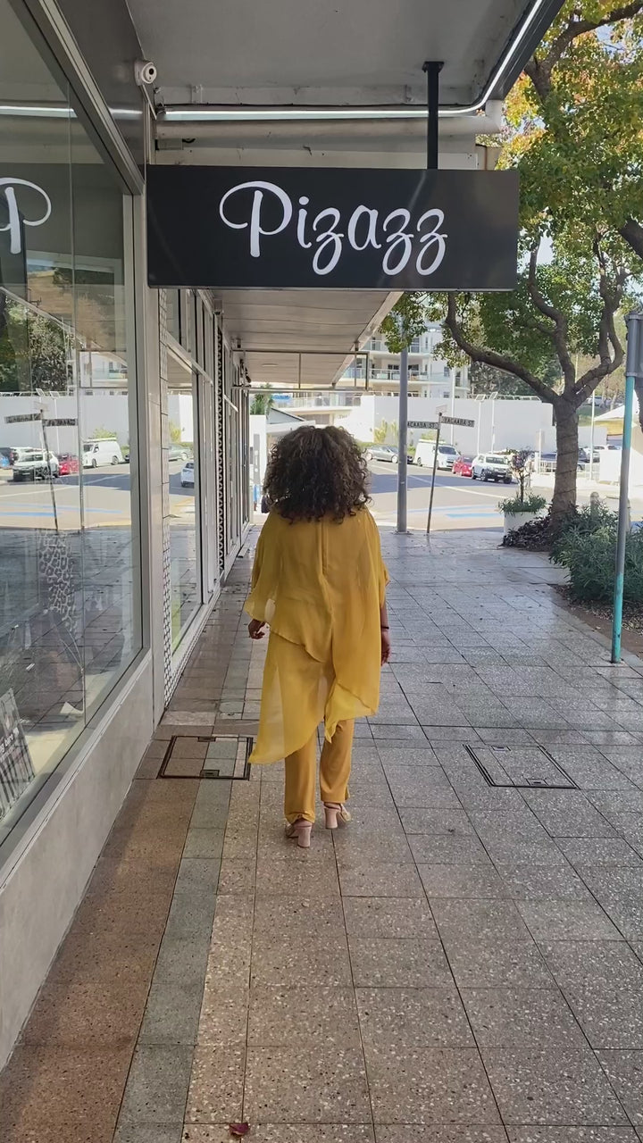 Tilly Jumpsuit - Mustard - SIS1