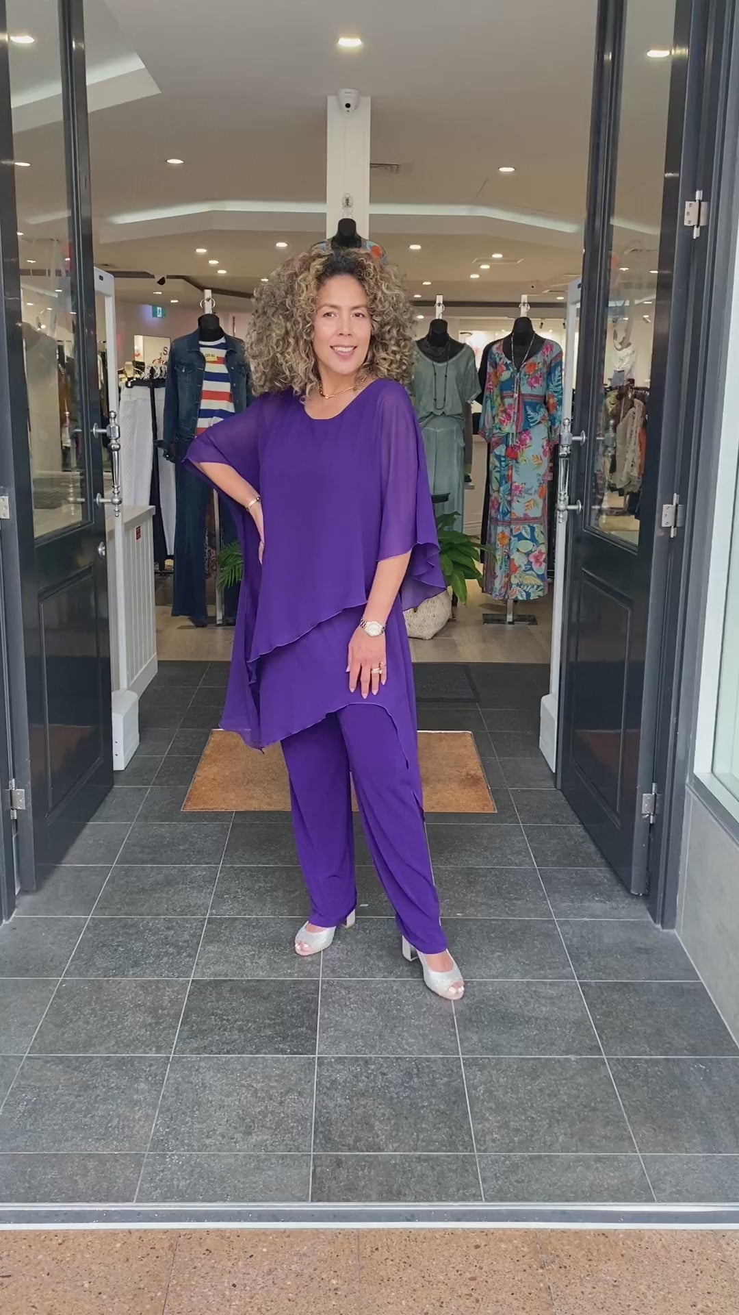 Tilly Jumpsuit - Purple - SIS1