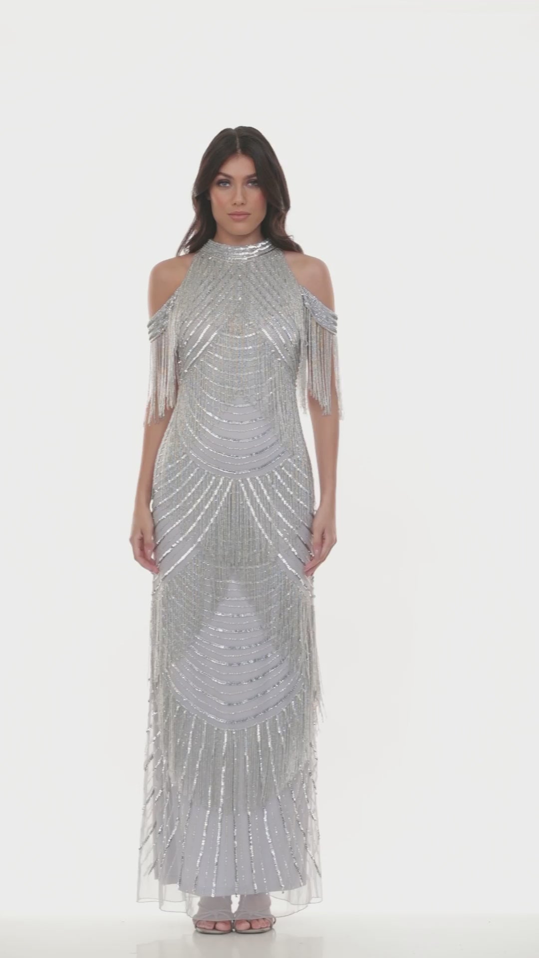 Katerina Dress - Silver - Z15