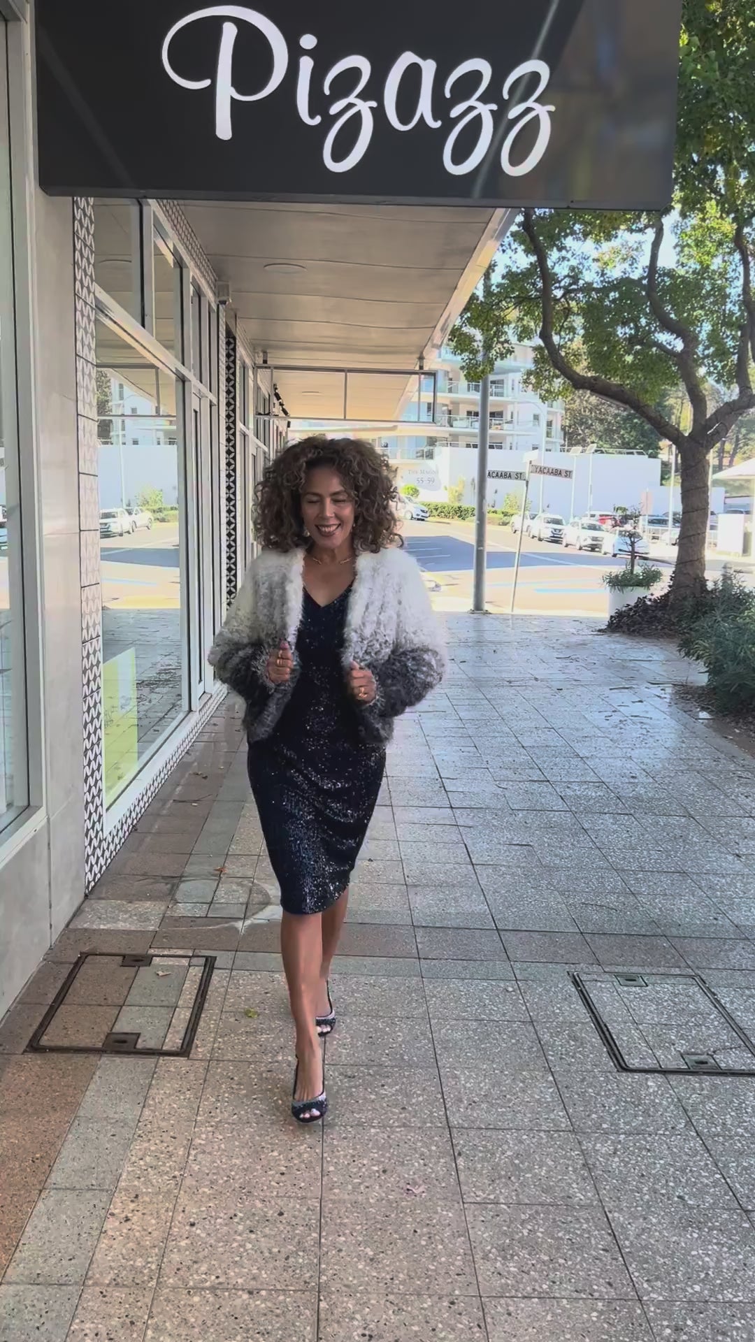 Valkyrie Dress - Navy - FL93