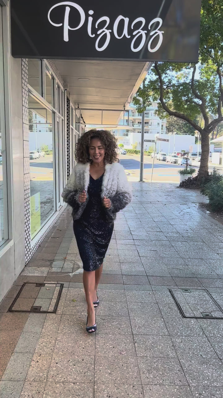 Valkyrie Dress - Navy - FL93