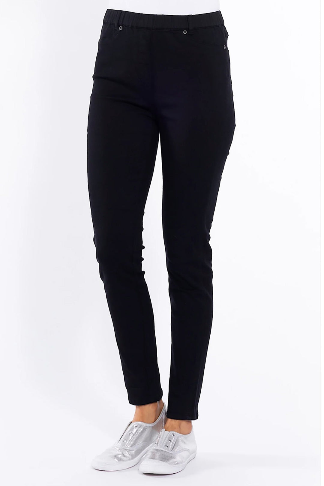 Pull on Jean - Black - CL20 - Pizazz BoutiqueCafe Latte