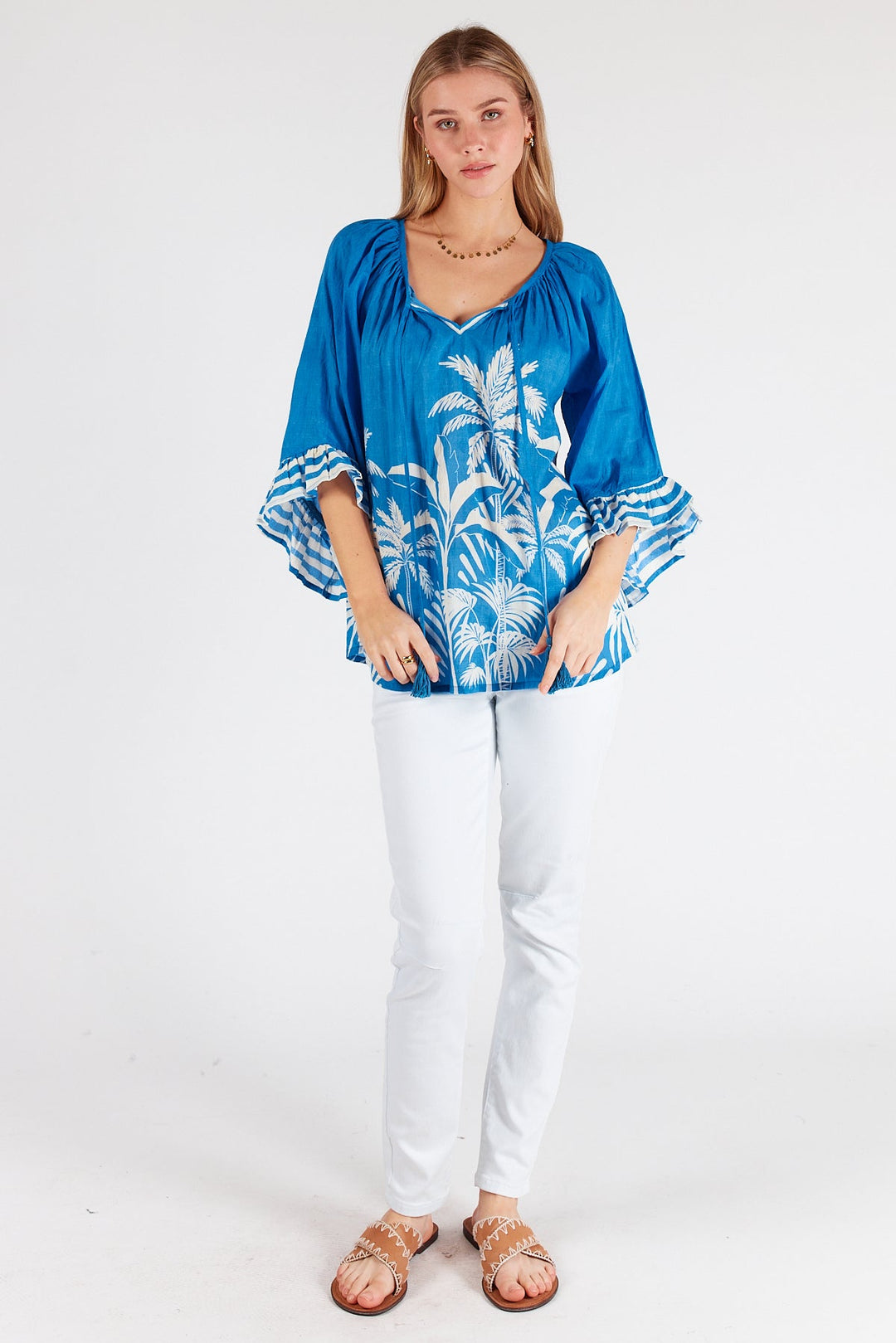 Riley Top - Navy - LL51 - Pizazz BoutiqueLula Life
