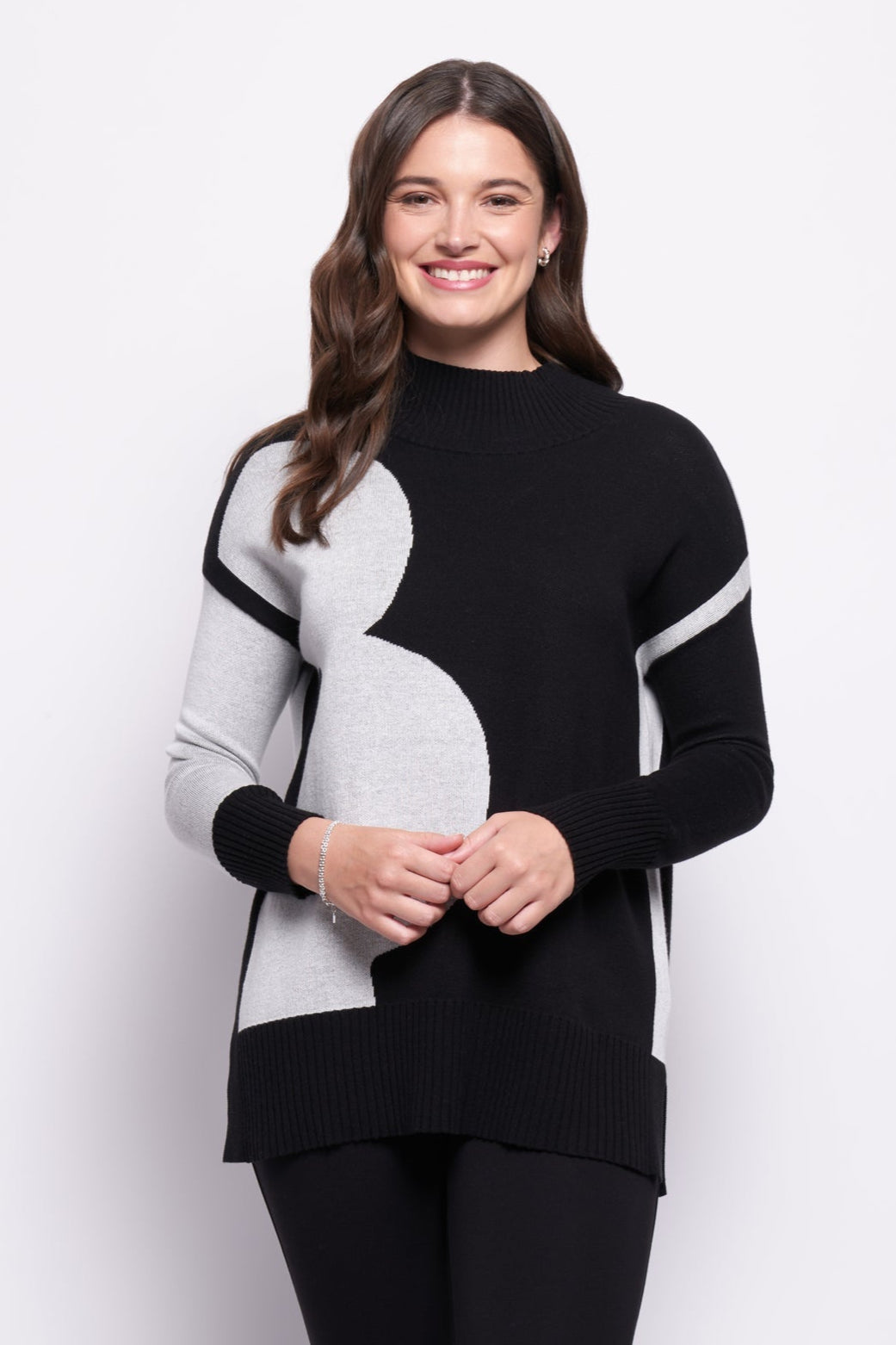 Roar - Some Sweater - Mono Flower - F42 - Pizazz BoutiqueFoil