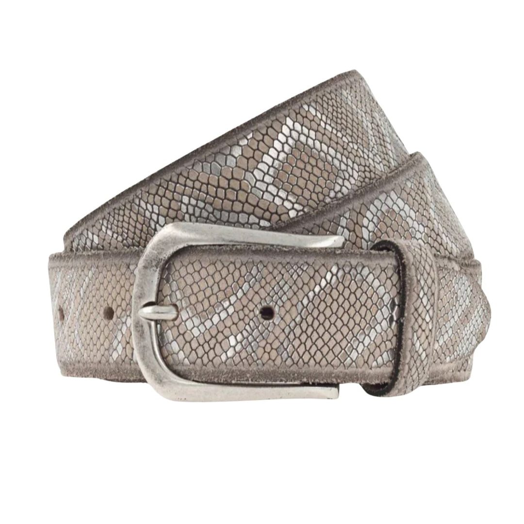 Sabia Belt - White Silver - BB5 - Pizazz BoutiqueB Belt