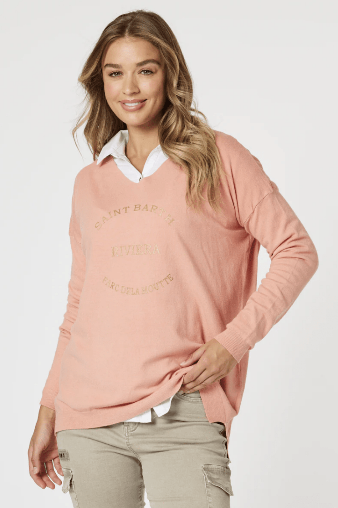 Saint Barth Knit - Coral - TZ5 - Pizazz BoutiqueThreadz