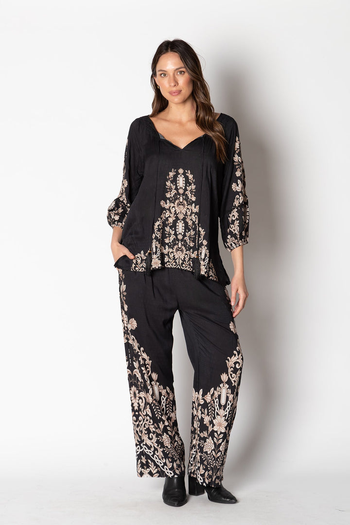 Samara Pant - Black - LS21 - Pizazz BoutiqueLula Soul