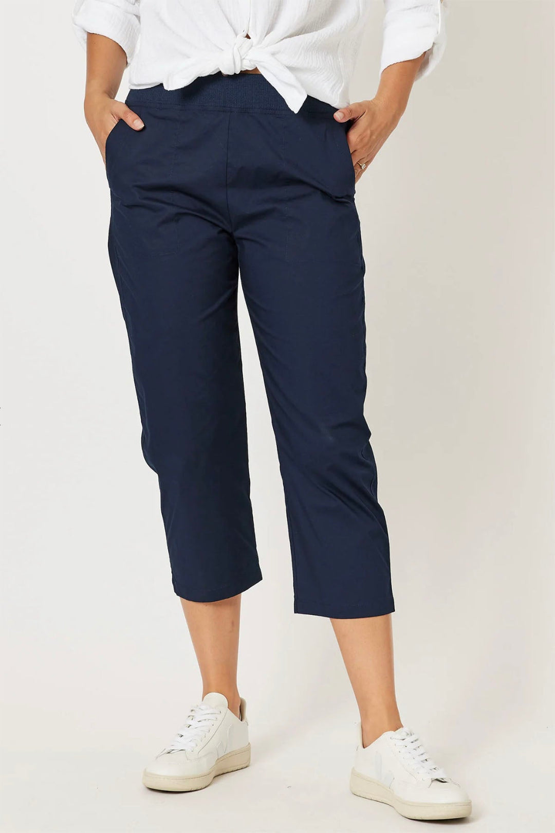 Santorini Pant - Navy - TZ13 - Pizazz BoutiqueThreadz