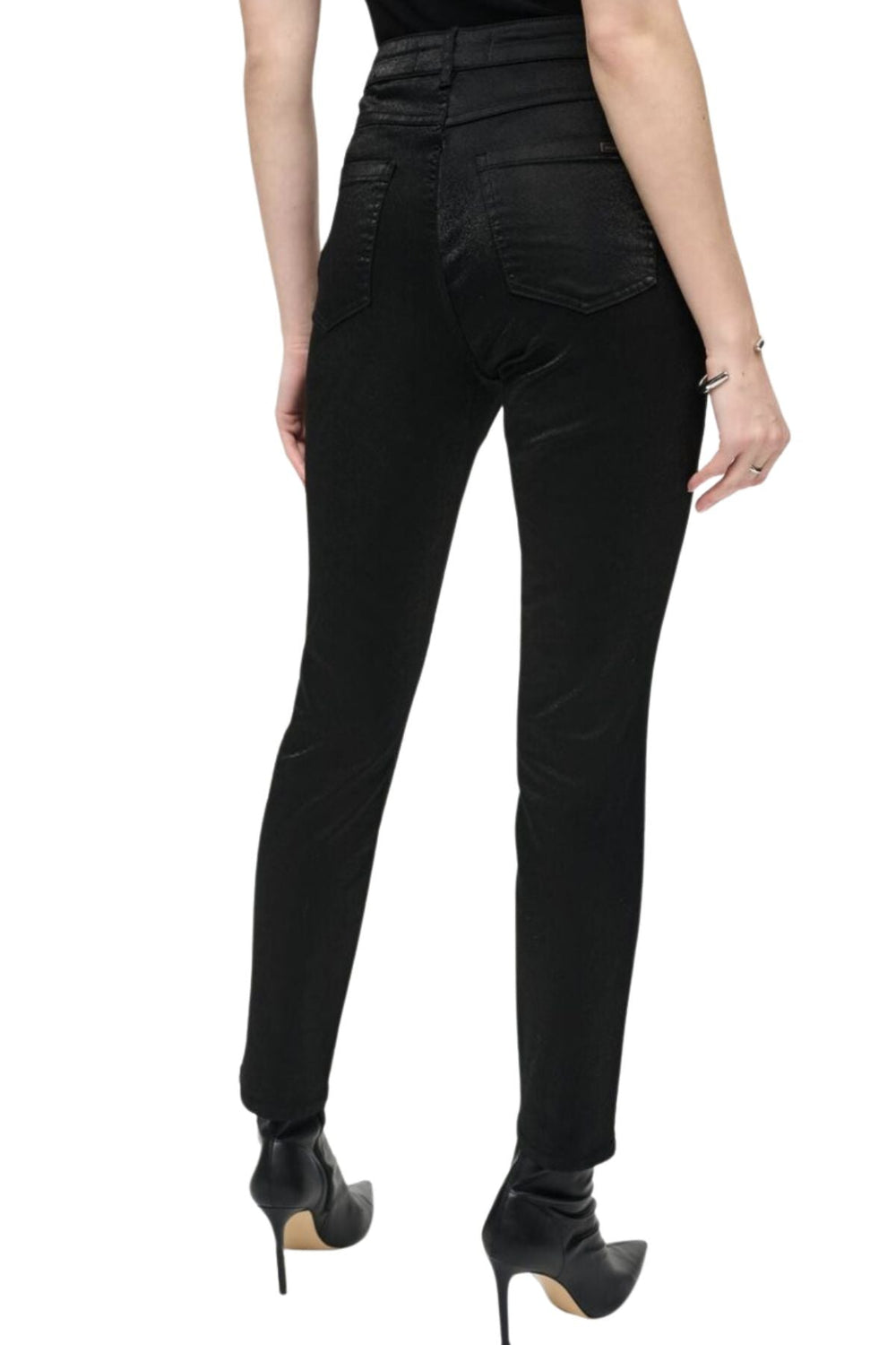 Shimmer Foil Pant - Black - JR18 - Pizazz BoutiqueJoseph Ribkoff