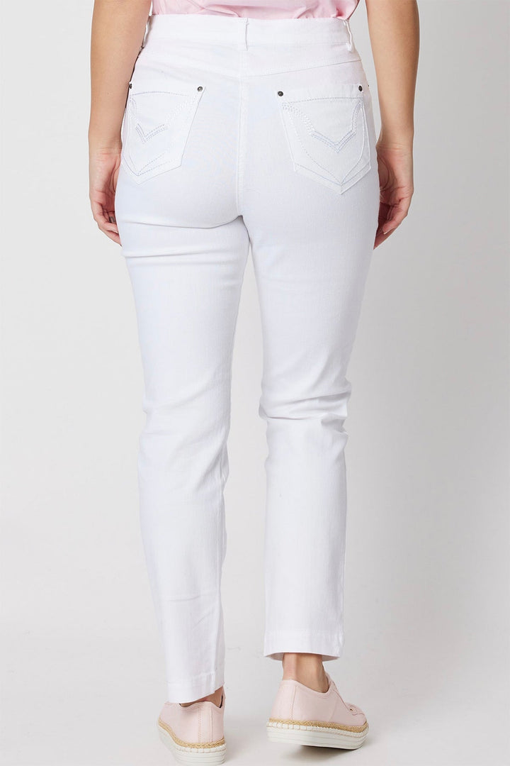Slim Miracle Leg Jeans - White - GS23 - Pizazz BoutiqueGordon smith