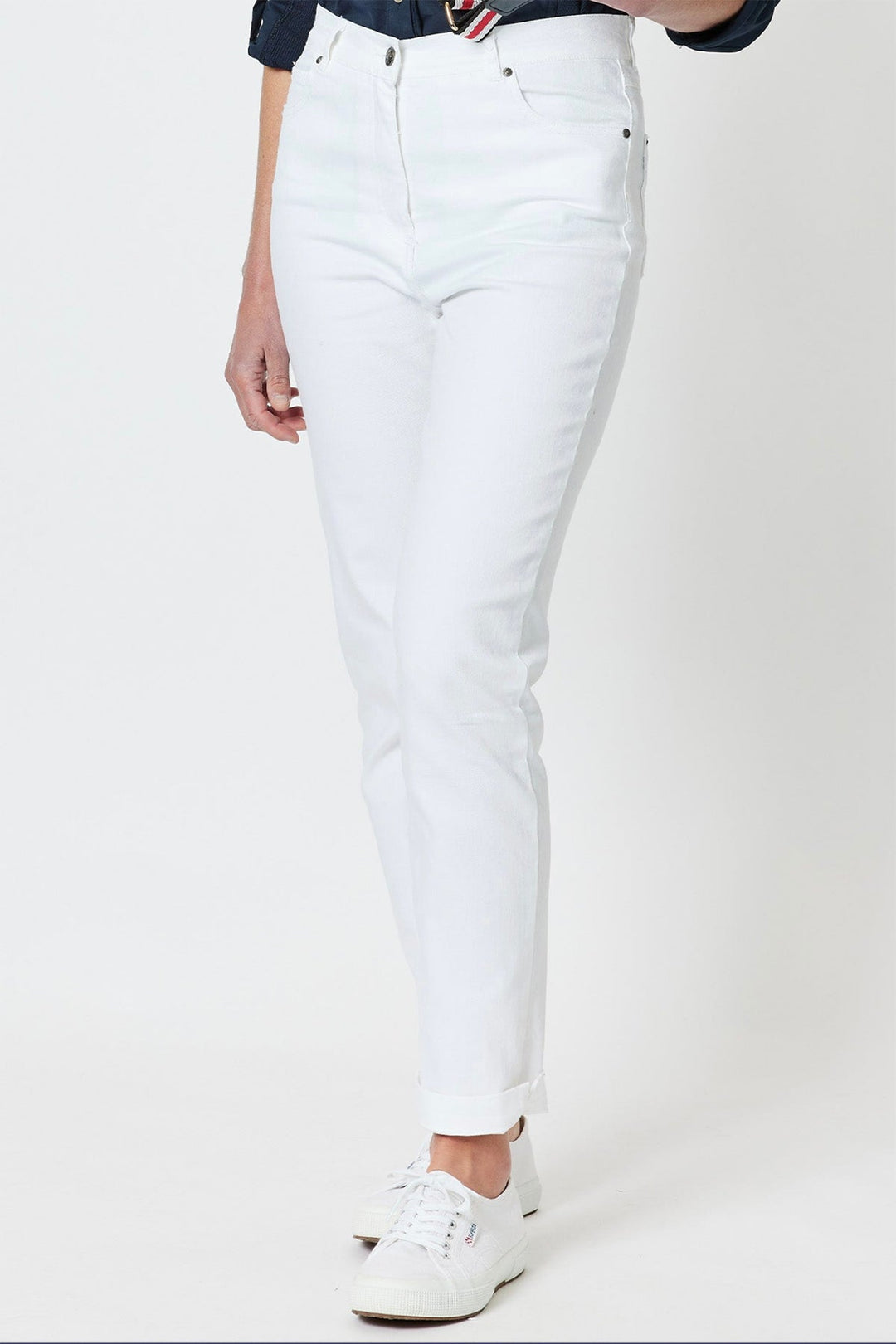 Slim Miracle Leg Jeans - White - GS23 - Pizazz BoutiqueGordon smith