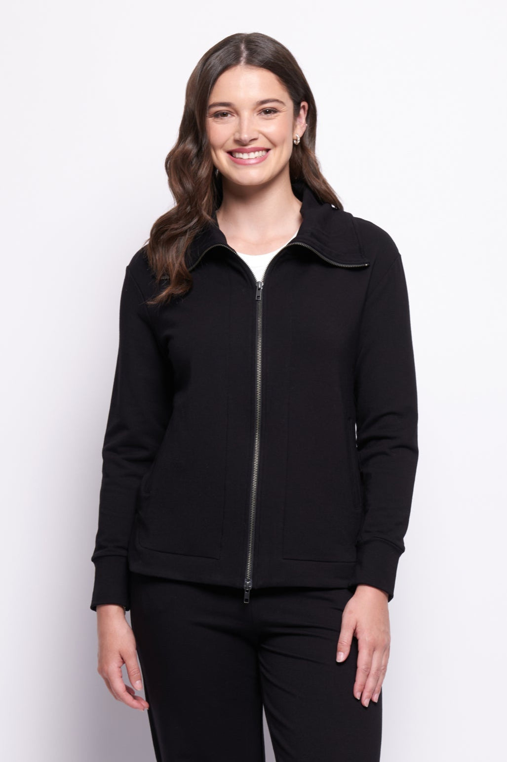 Foil Clothing Australia Women's Zip Front Sweat Top Pizazz