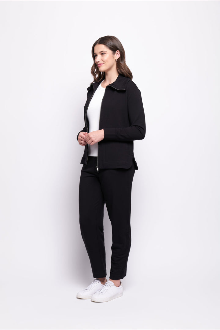 Software Upgrade Jacket - Black - F21 - Pizazz BoutiqueFoil