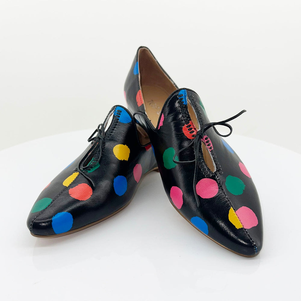 Sommer Flats - Black Spot - TE12 - Pizazz BoutiqueTop End Shoes