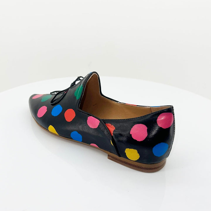 Sommer Flats - Black Spot - TE12 - Pizazz BoutiqueTop End Shoes