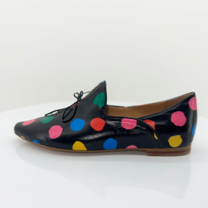 Sommer Flats - Black Spot - TE12 - Pizazz BoutiqueTop End Shoes