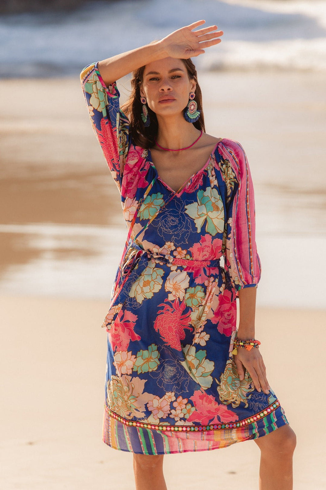 Sydney Dress - Calypso Flower - PL16 - Pizazz BoutiqueI AM Pylgrym