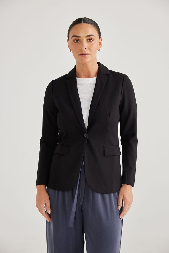 Taha Soft Blazer - Black - BT29 - Pizazz BoutiqueBrave & True