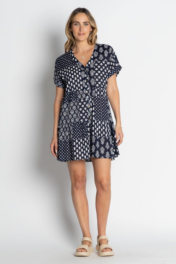 Talei Dress - Navy - LL10 - Pizazz BoutiqueLula Life