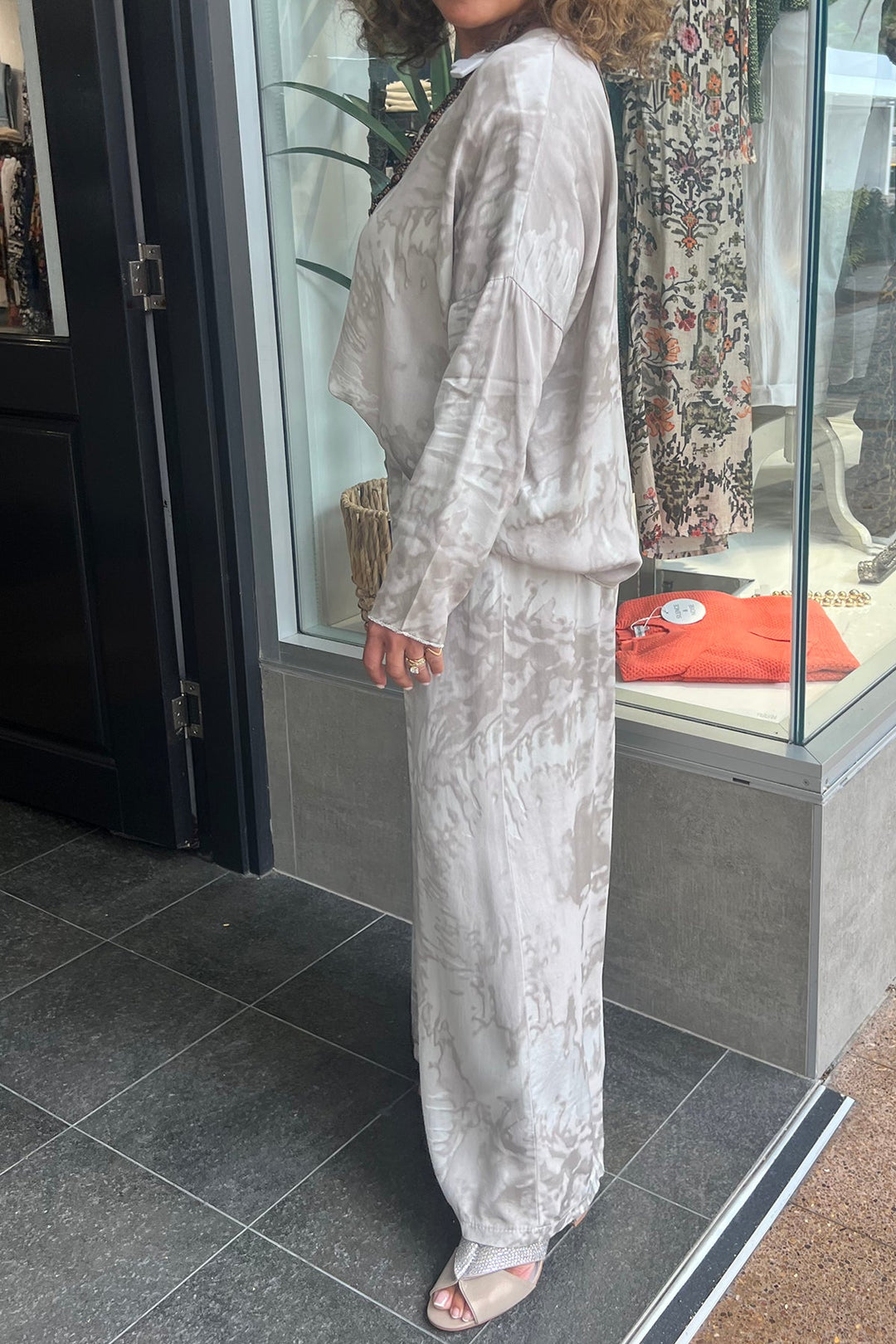 Tie Dye Pant - Fawn - CG9 - Pizazz BoutiqueCindy G