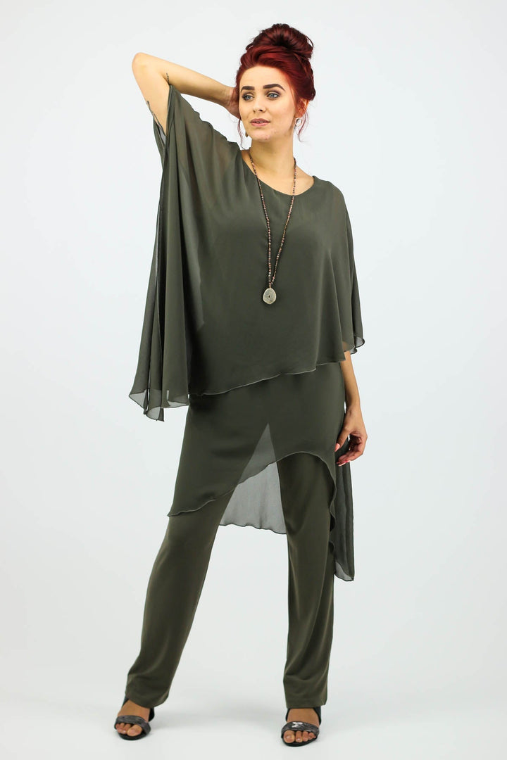 Tilly Jumpsuit - Khaki - SIS1 - Pizazz BoutiqueSister sister