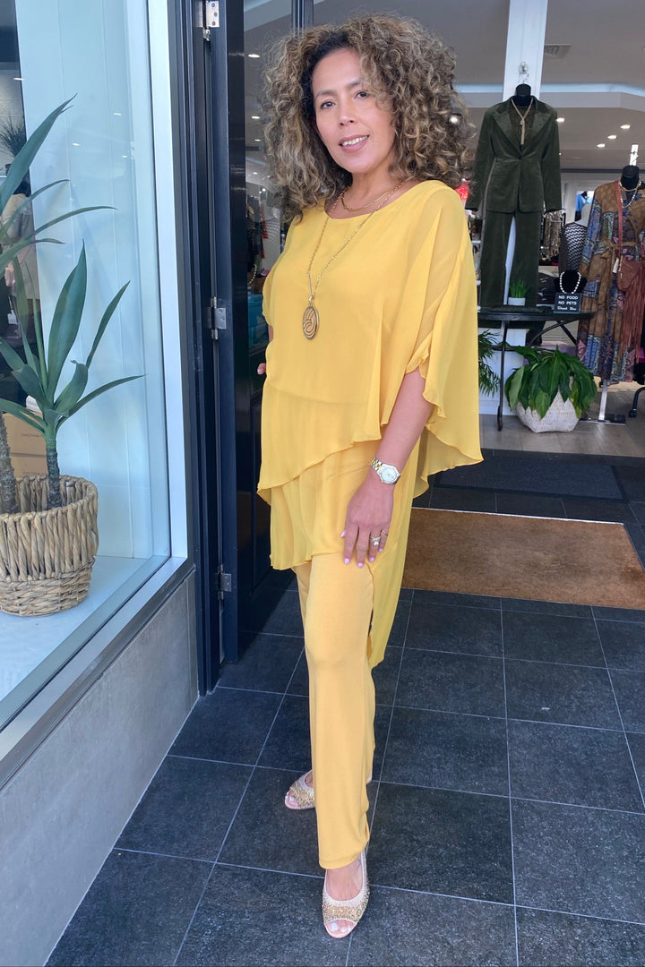 Tilly Jumpsuit - Mustard - SIS1 - Pizazz BoutiqueSister sister