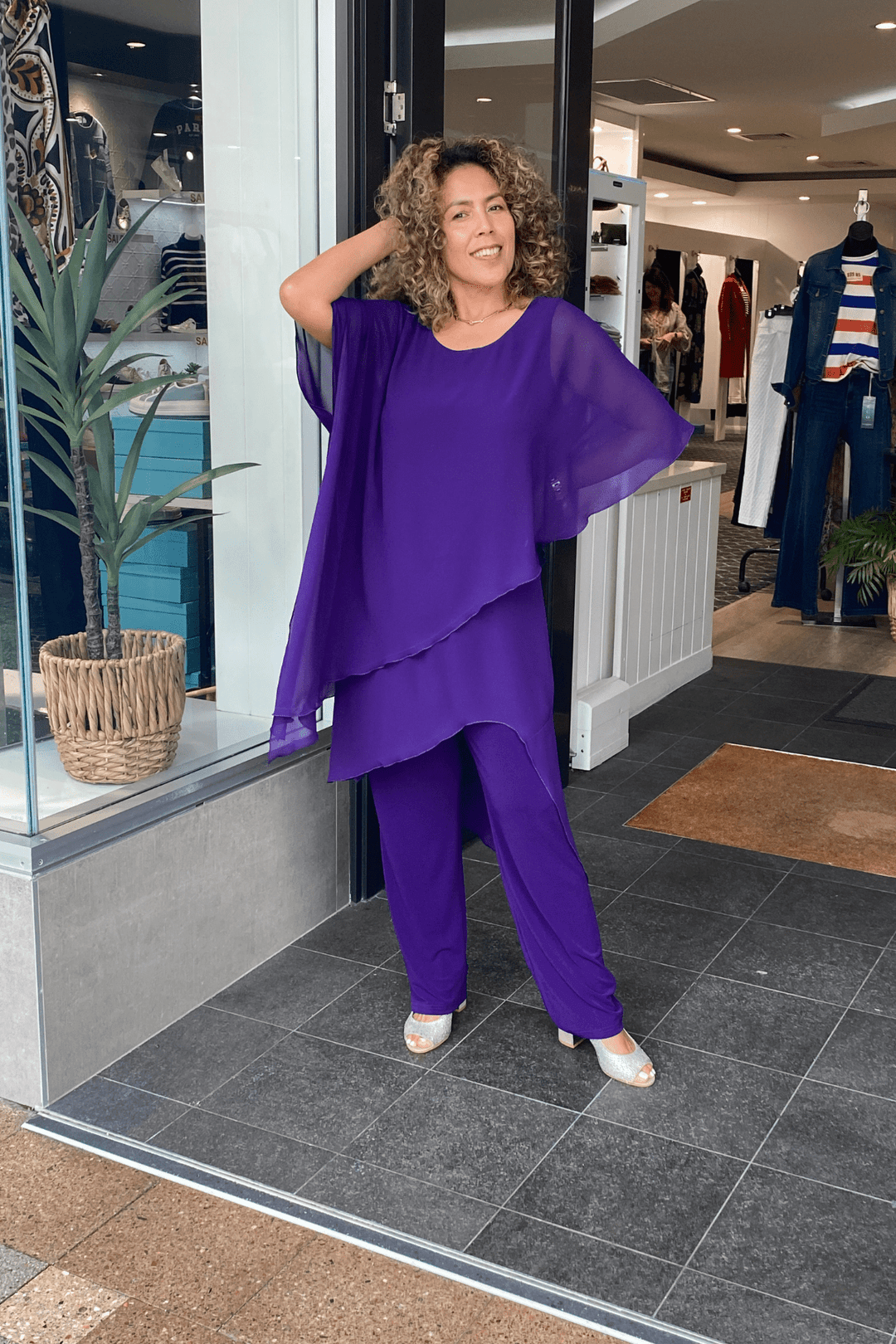 Tilly Jumpsuit - Purple - SIS1 - Pizazz BoutiqueSister sister