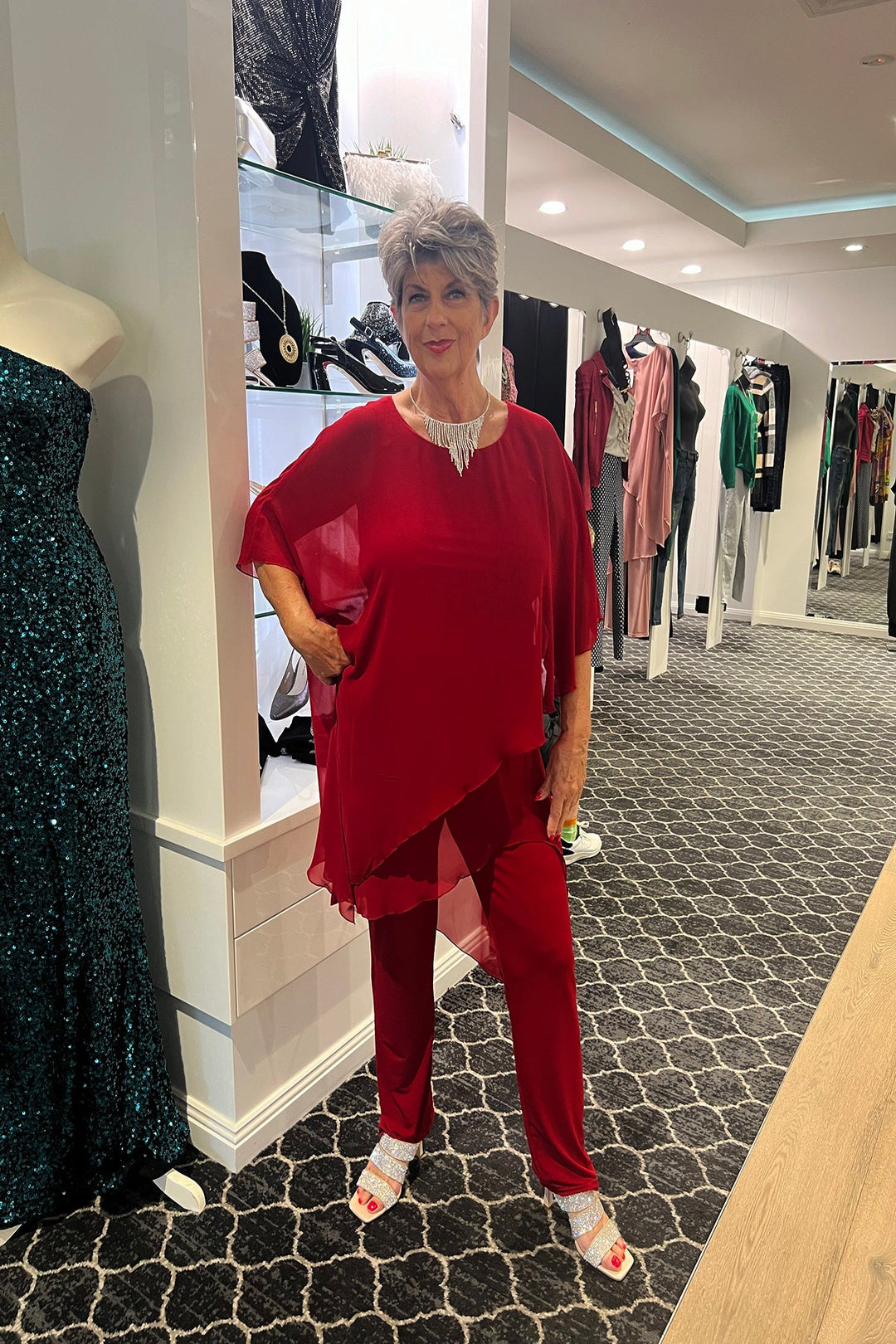 Tilly Jumpsuit - Red - SIS1 - Pizazz BoutiqueSister sister