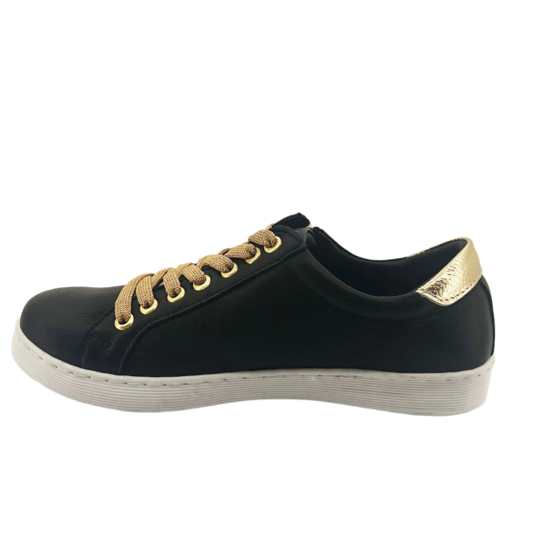 Token Duo Sneaker - Black & Gold - RS1 - Pizazz BoutiqueRilassare