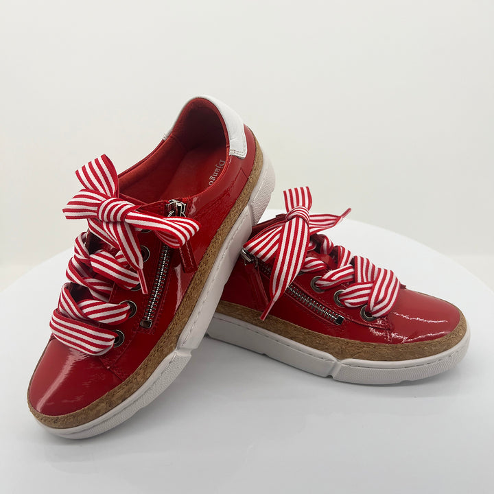 Torayne Red & White Sneaker - DJ40