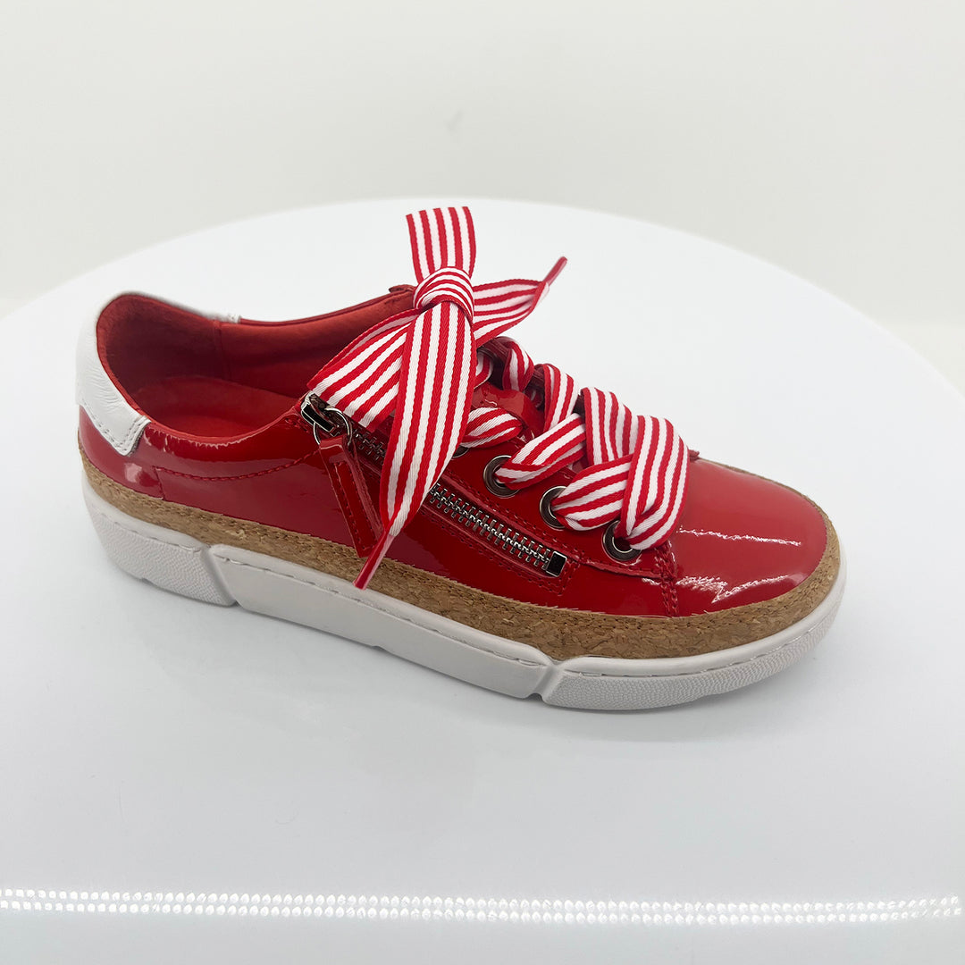 Torayne Red & White Sneaker - DJ40