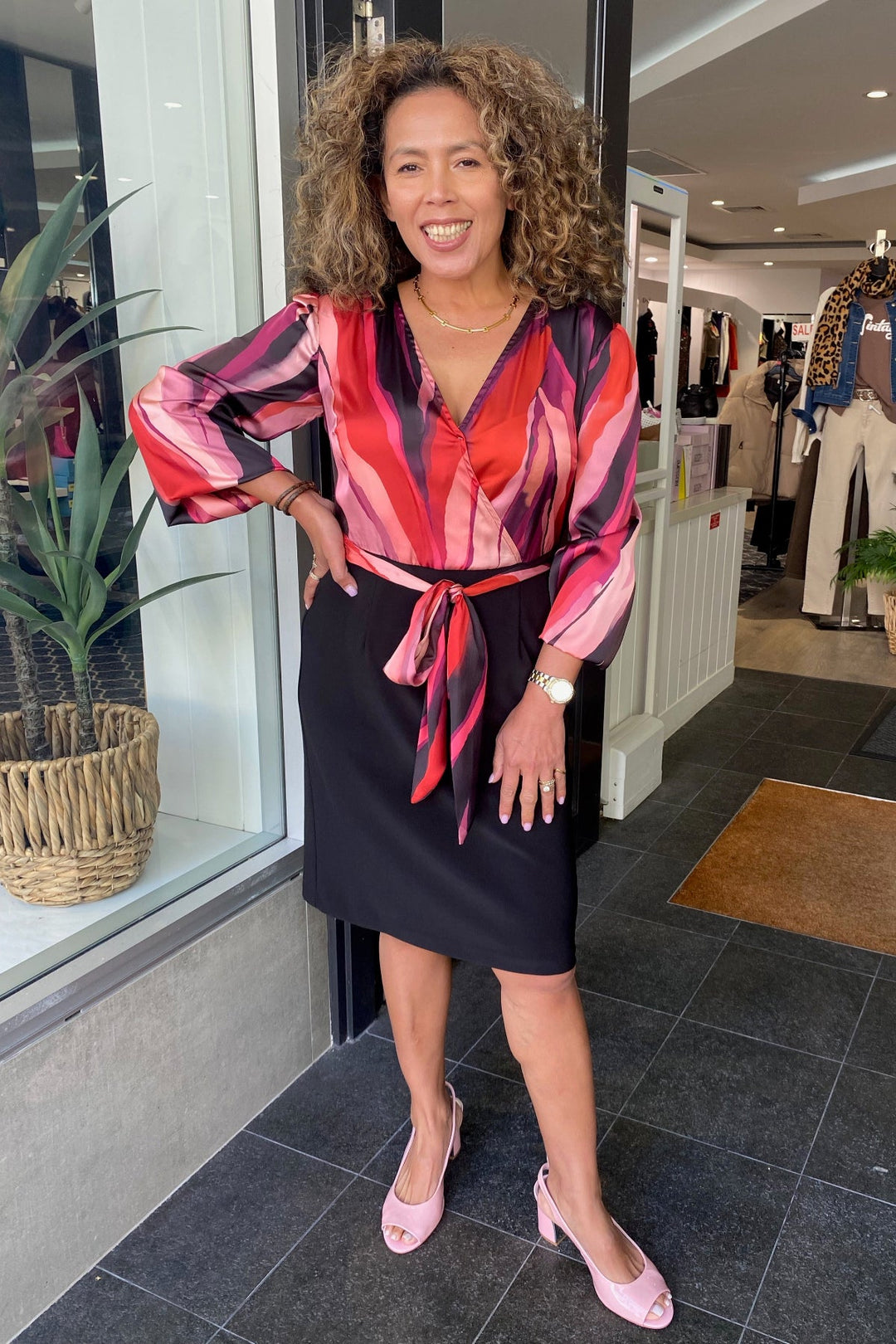 Veda Dress - Multi - Pizazz BoutiqueFrank Lyman