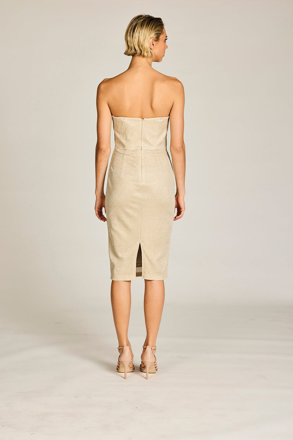 Venus Dress - Sand - PR5 - Pizazz BoutiquePink Ruby