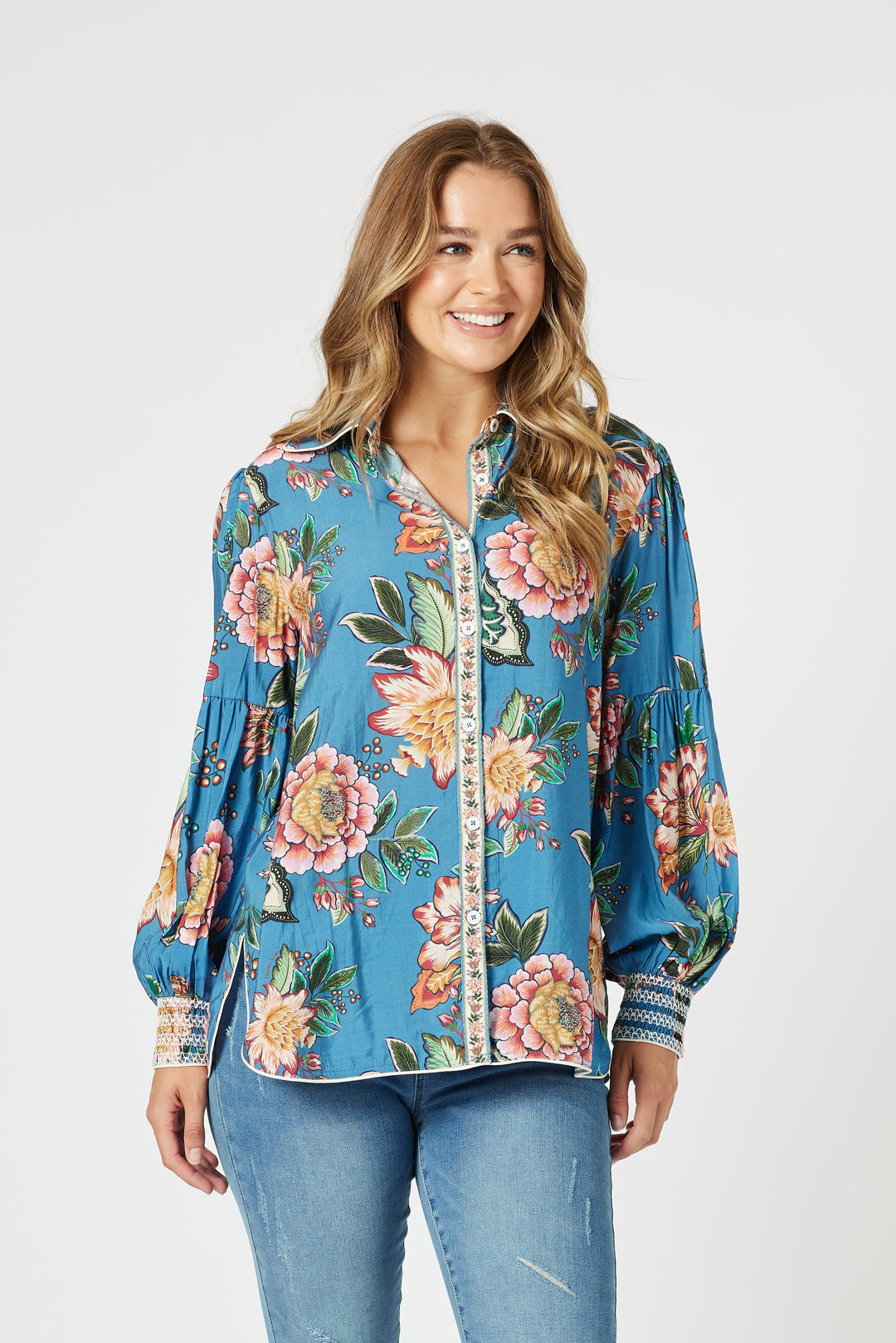 Vintage Rose Shirt - TZ12 - Pizazz BoutiqueThreadz