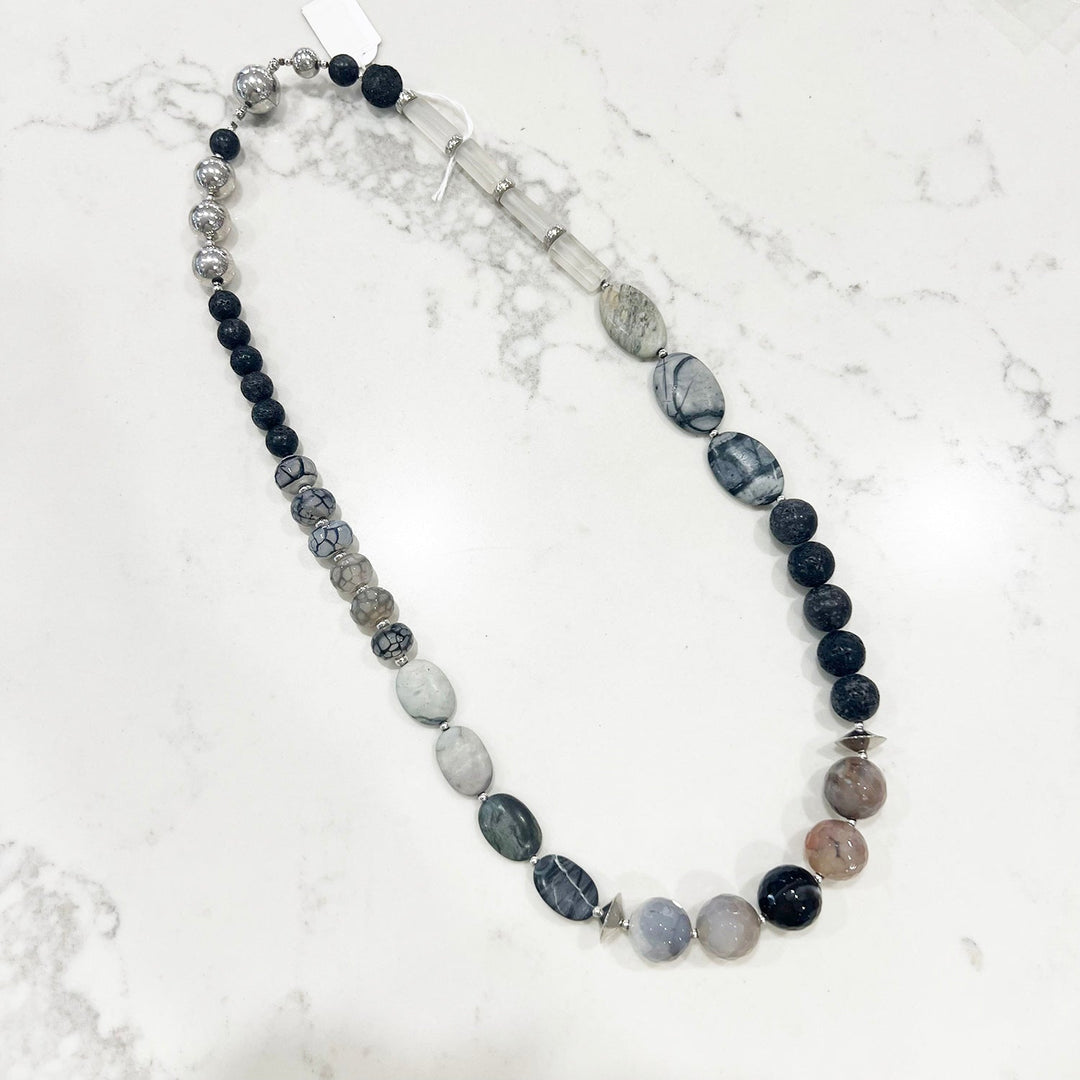Volcanic Stone Necklace - EF5 - Pizazz BoutiquePizazz Boutique
