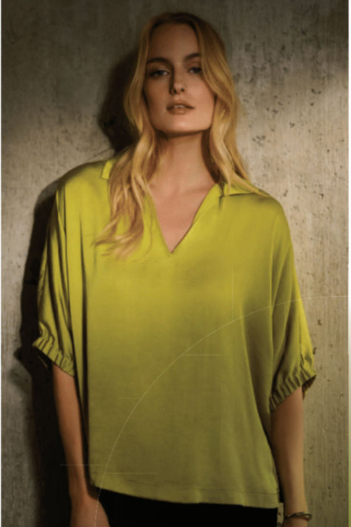 Wasabi Boxy Top - JR21 - Pizazz BoutiqueJoseph Ribkoff