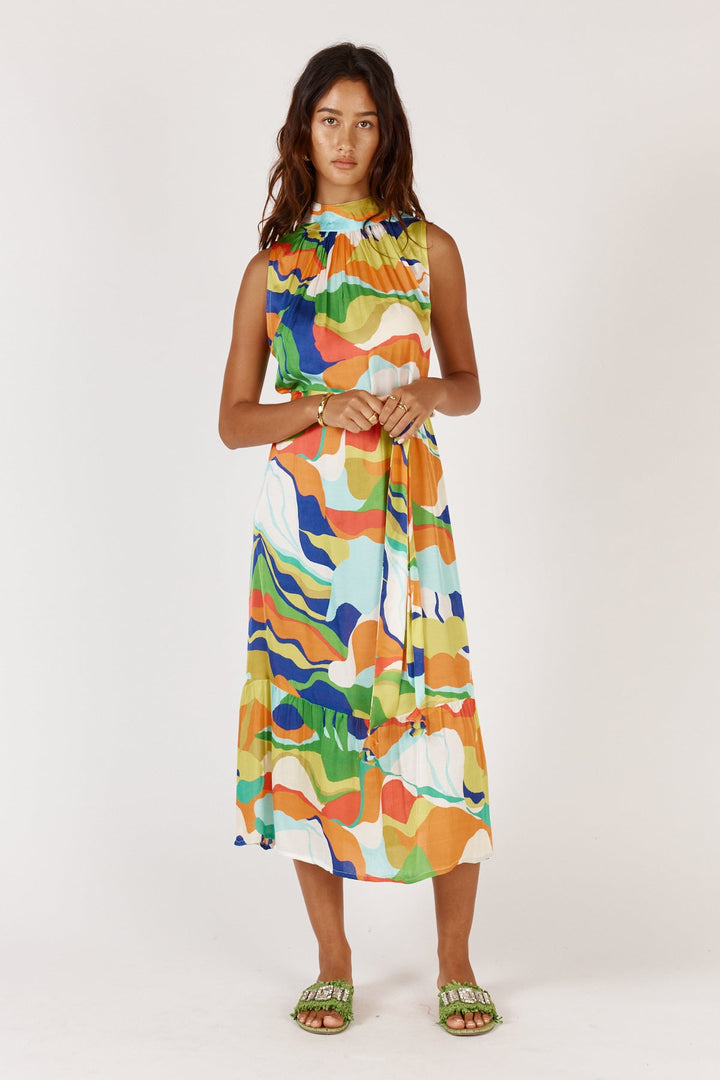 Wild Safari Halter - Camel - RY16 - Pizazz BoutiqueRubyyaya