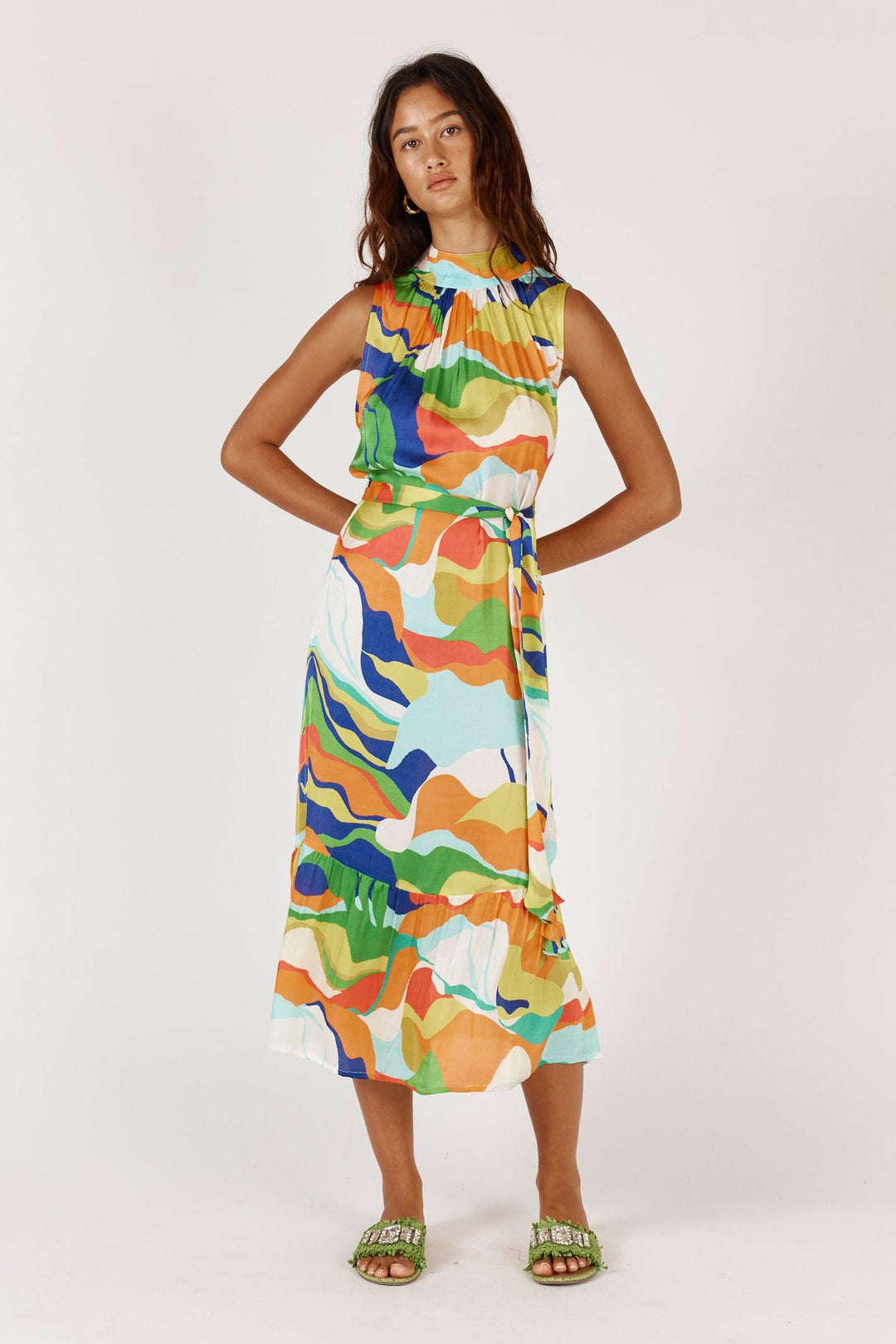 Wild Safari Halter - Camel - RY16 - Pizazz BoutiqueRubyyaya