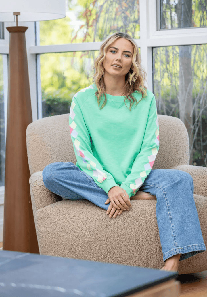 Zanni Sweater - Fresh Green - JL4 - Pizazz BoutiqueJovie The Label