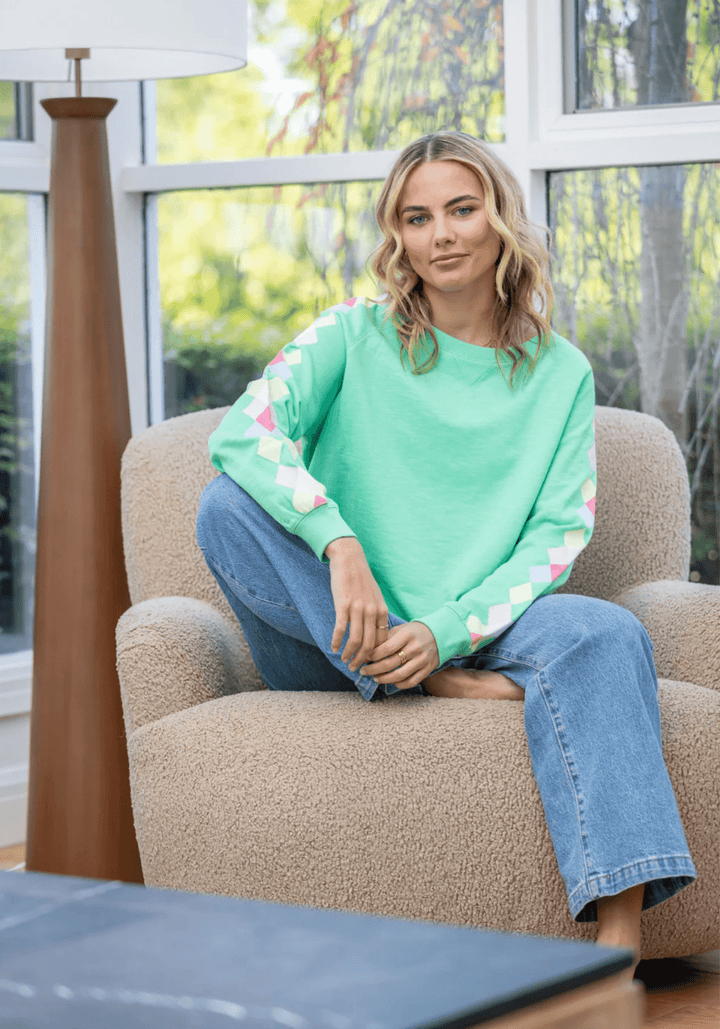 Zanni Sweater - Fresh Green - JL4 - Pizazz BoutiqueJovie The Label