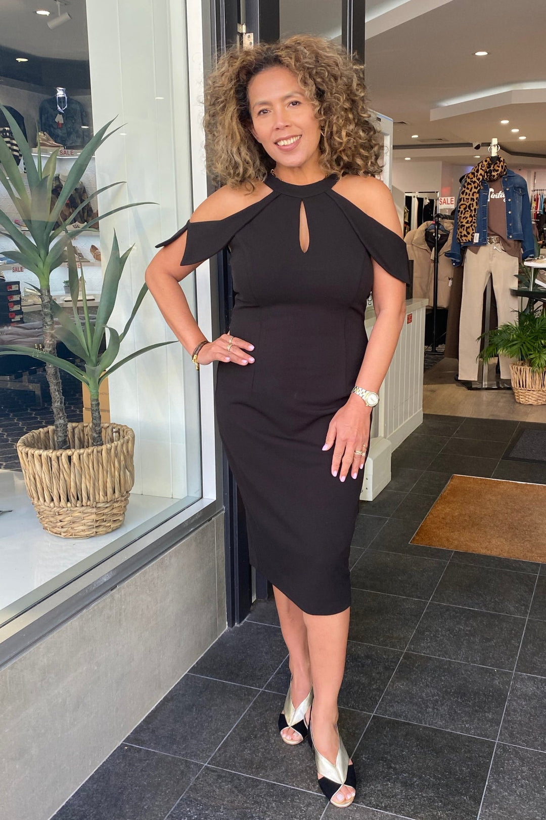 Zoe Dress - Black - Z5 - Pizazz BoutiqueZaliea