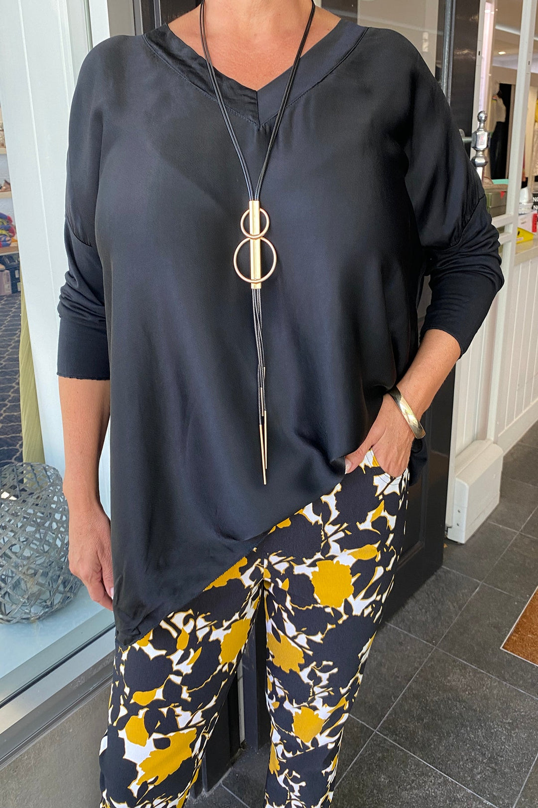 Clarice Top - Black - CG5 - Pizazz BoutiqueCindy G