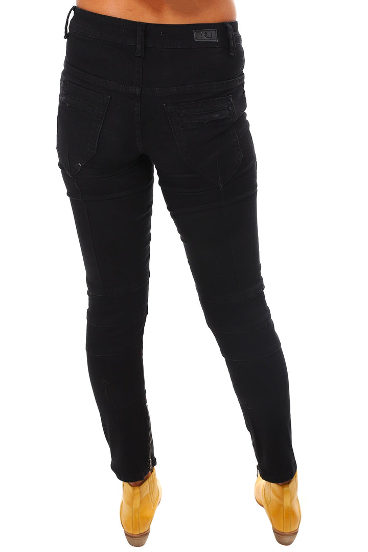 Derby Denim Jeans - Black - NLJ10 - Pizazz BoutiqueNew London Jeans