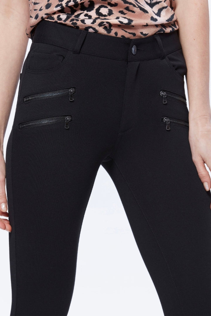 Edgemont Mid Rise Ultra Skinny Jean - Black - Pizazz BoutiquePaige