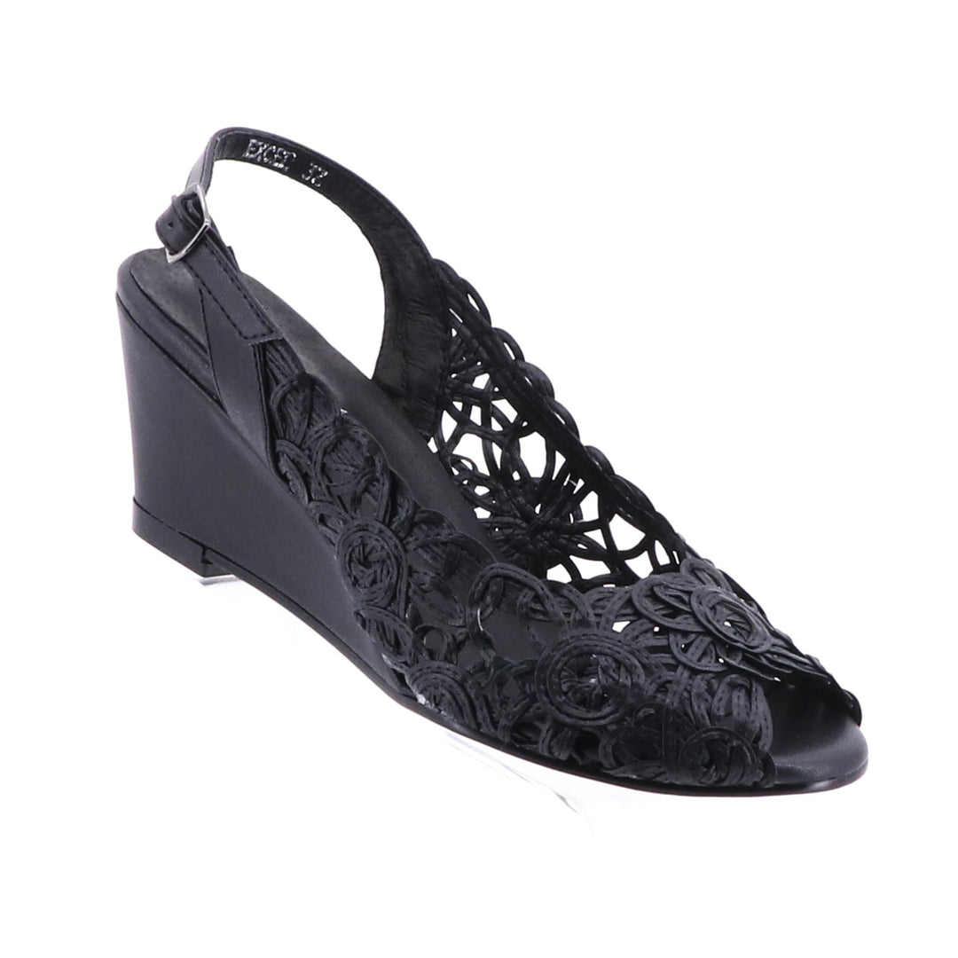 Excel Wedge - Black - EK2 - Pizazz BoutiqueEmma Kate