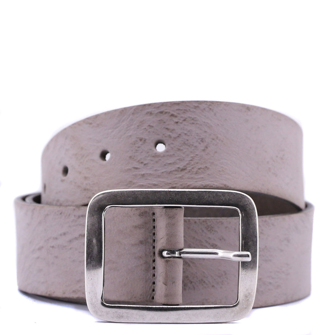 Full - grain Leather Belt | Mouse Grey - Pizazz BoutiqueVanzetti