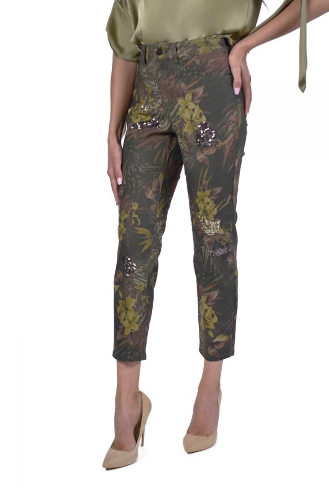 Garden Of Eden - Khaki - FL50 - Pizazz BoutiqueFrank Lyman