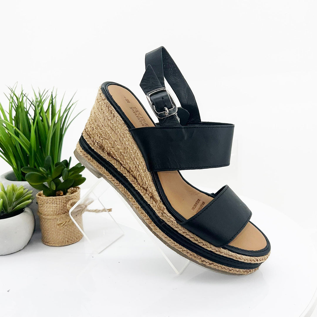 Healsburg Wedge Heel - Black - HS27 - Pizazz BoutiqueHuman