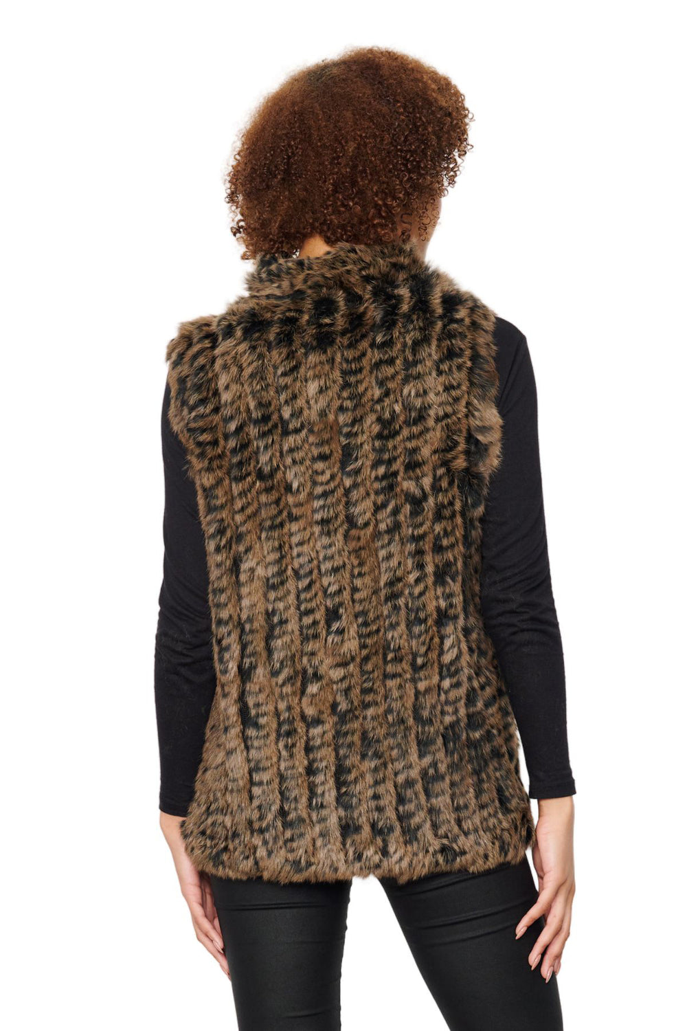 Absolute luxury the Jessica Vest by designer Caju is a bold and beautiful piece.