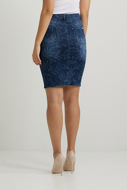 Josie Denim Skirt - Denim - JR71 - Pizazz BoutiqueJoseph Ribkoff
